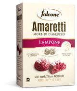 Изображение товара Печенье сахарное Falcone Амаретти мягкие итальянские со вкусом малины, 170 г