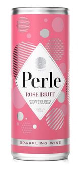 Изображение товара Игристое вино Perle Rose Brut розовое брют Россия, 0,25 л