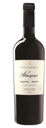 Изображение товара Вино Fanagoria Авторское Каберне Мерло красное сухое Россия, 0,75 л