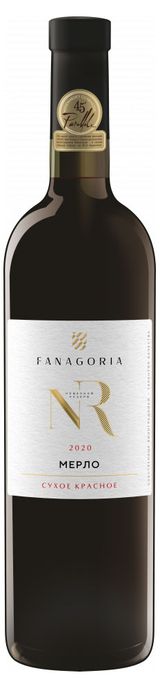 Изображение товара Вино Fanagoria NR Merlo красное сухое Россия, 0,75 л