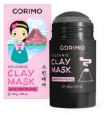 Изображение товара Маска для лица в стике Corimo Черная глиняная с вулканическим пеплом и цинком, 40 г
