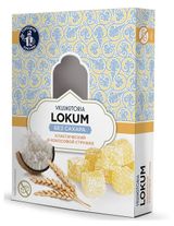 Изображение товара Лукум классический Vkusnotoria в кокосовой стружке без сахара, 250 г