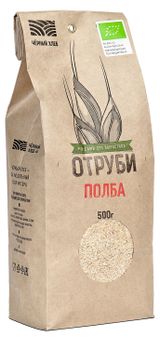 Изображение товара Отруби «Чёрный хлеб» пшеницы полбы био, 500 г