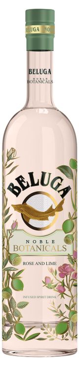 Изображение товара Настойка BELUGA Noble Botanicals Роза лайм Россия, 0,7 л