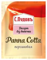 Изображение товара Десерт для выпечки «С.Пудовъ» Панна котта персиковая, 70 г