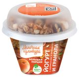 Изображение товара Йогурт «Молочная культура» с абрикосом миндалем и гранолой и изюмом 2,7-3,5% БЗМЖ, 190 г