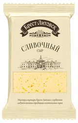 Изображение товара Сыр полутвердый сливочный «Брест-Литовск» 50% БЗМЖ Беларусь, 200 г