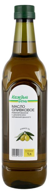 Изображение товара Масло оливковое «Каждый день» Помас, 1 л