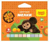 Изображение товара Мелки цветные «Мульти-пульти» Чебурашка, 9 цветов