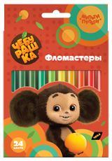 Изображение товара Фломастеры «Мульти-пульти» Чебурашка смываемые, 24 цвета