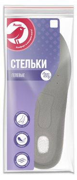 Изображение товара Стельки вкладные для обуви женские АШАН Красная птица гелевые, размер 36-40