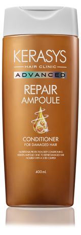 Изображение товара Кондиционер Kerasys Advanced Интенсивное восстановление с кератиновыми ампулами, 400 мл