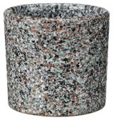 Изображение товара Кашпо керамическое Сахара серое без поддона, 0,18 л