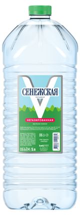 Изображение товара Вода питьевая «Сенежская» негазированная, 5 л