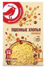 Изображение товара Хлопья АШАН Красная птица пшенные, 400 г