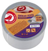 Изображение товара Лента липкая АШАН Красная птица армированная серебряная, 50 мм х 20 м