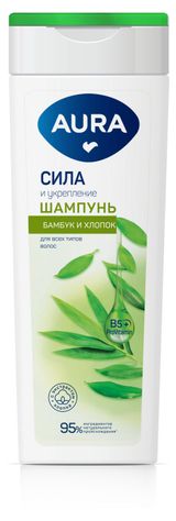Изображение товара Шампунь для волос Aura Сила и Укрепление, 380 мл