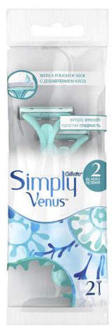 Изображение товара Станок для бритья женский Venus Simply 2 одноразовые, 2 шт