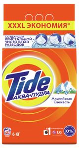 Изображение товара Стиральный порошок Tide Автомат Альпийская свежесть, 6 кг (40 стирок)