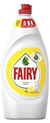 Изображение товара Средство для мытья посуды Fairy Сочный лимон, 900 мл