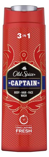 Изображение товара Гель-шампунь для душа Old Spice Captain 2в1, 400 мл