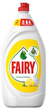 Изображение товара Средство для мытья посуды Fairy Сочный лимон, 1.35 л