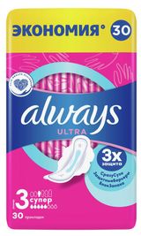 Изображение товара Прокладки гигиенические Always Ultra Super размер 3, 30 шт