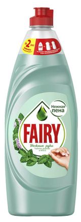 Изображение товара Средство для мытья посуды Fairy «Нежные ручки» Чайное дерево и мята, 650 мл