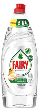 Изображение товара Средство для мытья посуды Fairy Pure, 650 мл