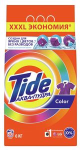 Изображение товара Стиральный порошок Tide Автомат Color, 6 кг (40 стирок)