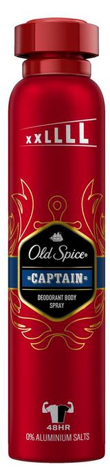 Изображение товара Мужской аэрозольный дезодорант для тела Old Spice Captain Великобритания, 250 мл