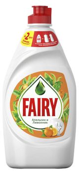 Изображение товара Средство для мытья посуды Fairy Апельсин и лимоннник 450 мл