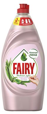 Изображение товара Средство для мытья посуды Fairy «Нежные ручки» Розовый жасмин и Алоэ Вера, 900 мл
