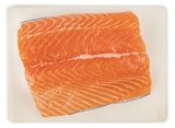 Изображение товара Лосось охлажденный филе на коже, вес