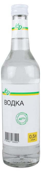 Изображение товара Водка «Каждый день» Россия, 0,5 л