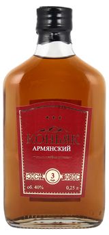 Изображение товара Коньяк «Каждый день» Армянский трехлетний Армения, 0,25 л
