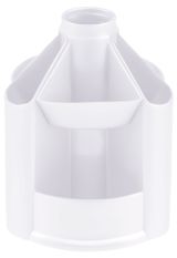 Изображение товара Подставка-органайзер вращающаяся «Стамм» Mini desk 10 отделений белая