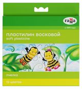 Изображение товара Пластилин восковой «Гамма» Пчелка, 12 цветов