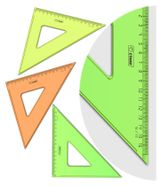 Изображение товара Треугольник «Стамм» Neon Cristal 45°, 16 см