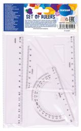 Изображение товара Набор линеек Centrum, 4 шт