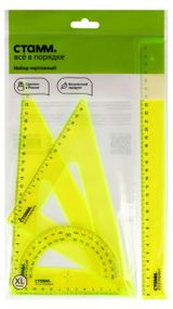 Изображение товара Набор для черчения «Стамм» большой, 4 предмета