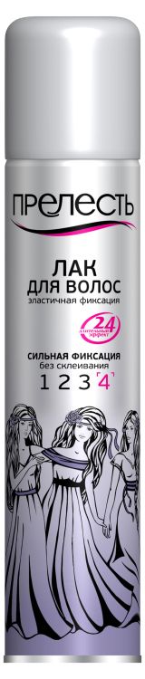 Изображение товара Лак для волос «Прелесть» сильной фиксации, 200 см3