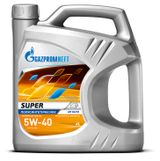 Изображение товара Моторное масло Gazpromneft Super 5W-40 полусинтетическое, 4 л