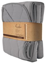 Изображение товара Покрывало двустороннее стеганное однотонное, 210Х240 см