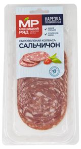 Изображение товара Колбаса сыровяленая «Мясницкий ряд» Сальчичон нарезка, 90 г