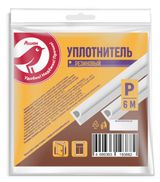 Изображение товара Уплотнитель АШАН Красная птица белый, 6 м