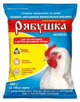 Изображение товара Комбикор для сельскохозяйственной птицы «Умные премиксы» Рябушка Эконом, 500 г