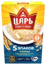 Изображение товара Хлопья «ЦАРЬ» 5 злаков, 400 г