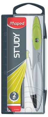 Изображение товара Циркуль из цинкового сплава Maped Study с механическим карандашом 0,5 мм, 1 шт в ассортименте