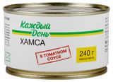 Изображение товара Хамса «Каждый день» в томатном соусе, 240 г